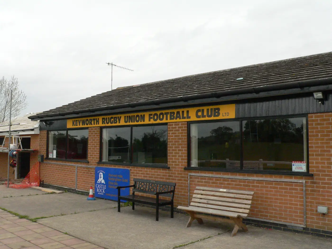 The clubhouse at Keyworth